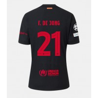 Fotballdrakt Herre Barcelona Frenkie de Jong #21 Bortedrakt 2024-25 Kortermet